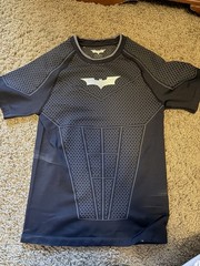YoungLA The Dark Knight Trilogy Batman Athletic Fit Stretch T-Shirt Black L