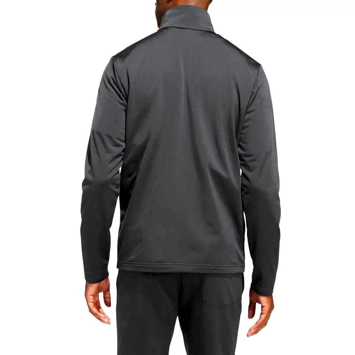 adidas Men's Quarter Zip Performance Track Top/Shirt - Grey Size S, L gallery