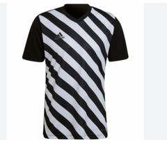 Adidas Graphic Jersey Tee (M) Black / White HF0126