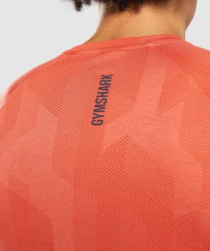 Gymshark Apex T-Shirt Slim Fit Firefly Orange Men’s XS gallery