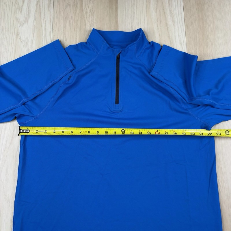 Rhone Session 1/4 Zip Pullover Mens Large Blue Performance UPF 50+ Long Sleeve gallery