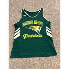 Adidas Patrick Henry Patriots Jersey Medium Green Good Racerback AK4001