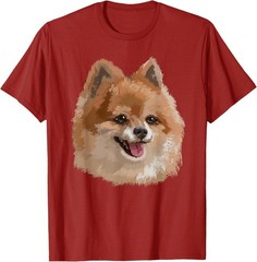 NEW Pomeranian Dog – Cute Red SHIRT SIZE S-2XL MADE IN USA