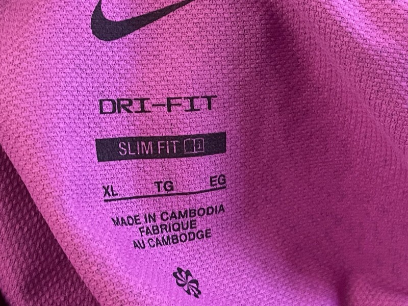 Nike Men’s Sz XL Court Slam Dri-Fit Fuschia Tennis Top T Shirt FQ2018 518 gallery