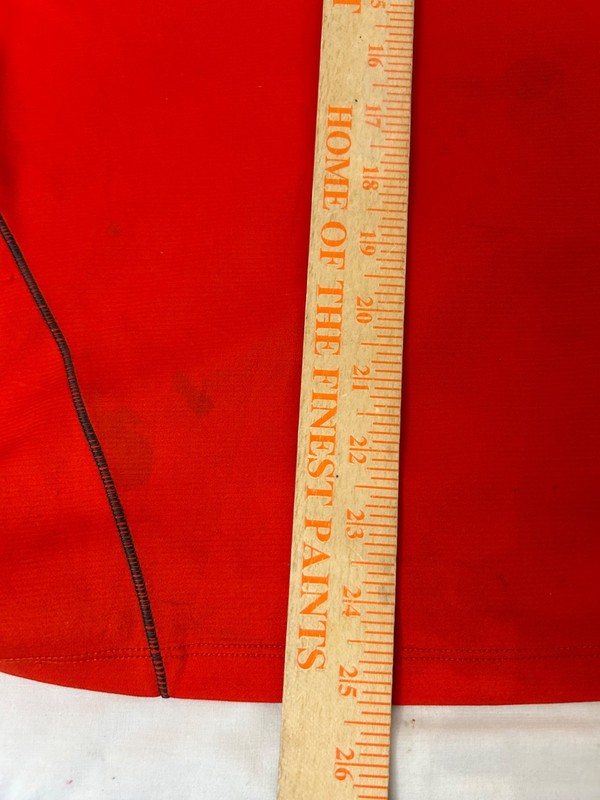 The North Face Red Thumbhole Performance 1/4 Chest Zipper Mens Stretch Sz M gallery