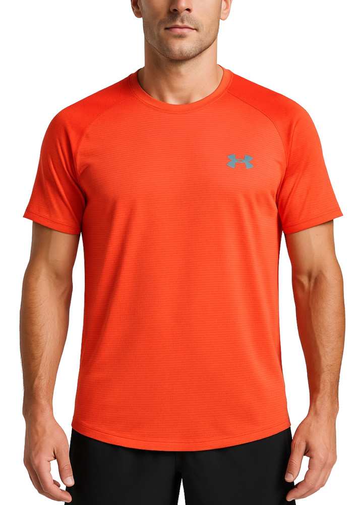 NEW $40 Under Armour Mens UA CoolSwitch Run SS Fitted T-Shirt 1371129 297 XLARGE