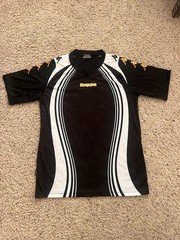 Black And White Kappa Jersey Adult Large