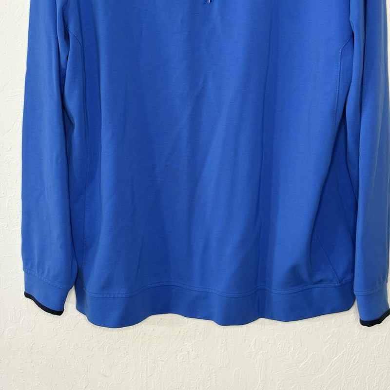 Adipure by Adidas 1/4 Zip Pullover Blue Size Large Golf Athletic Casual Layer gallery