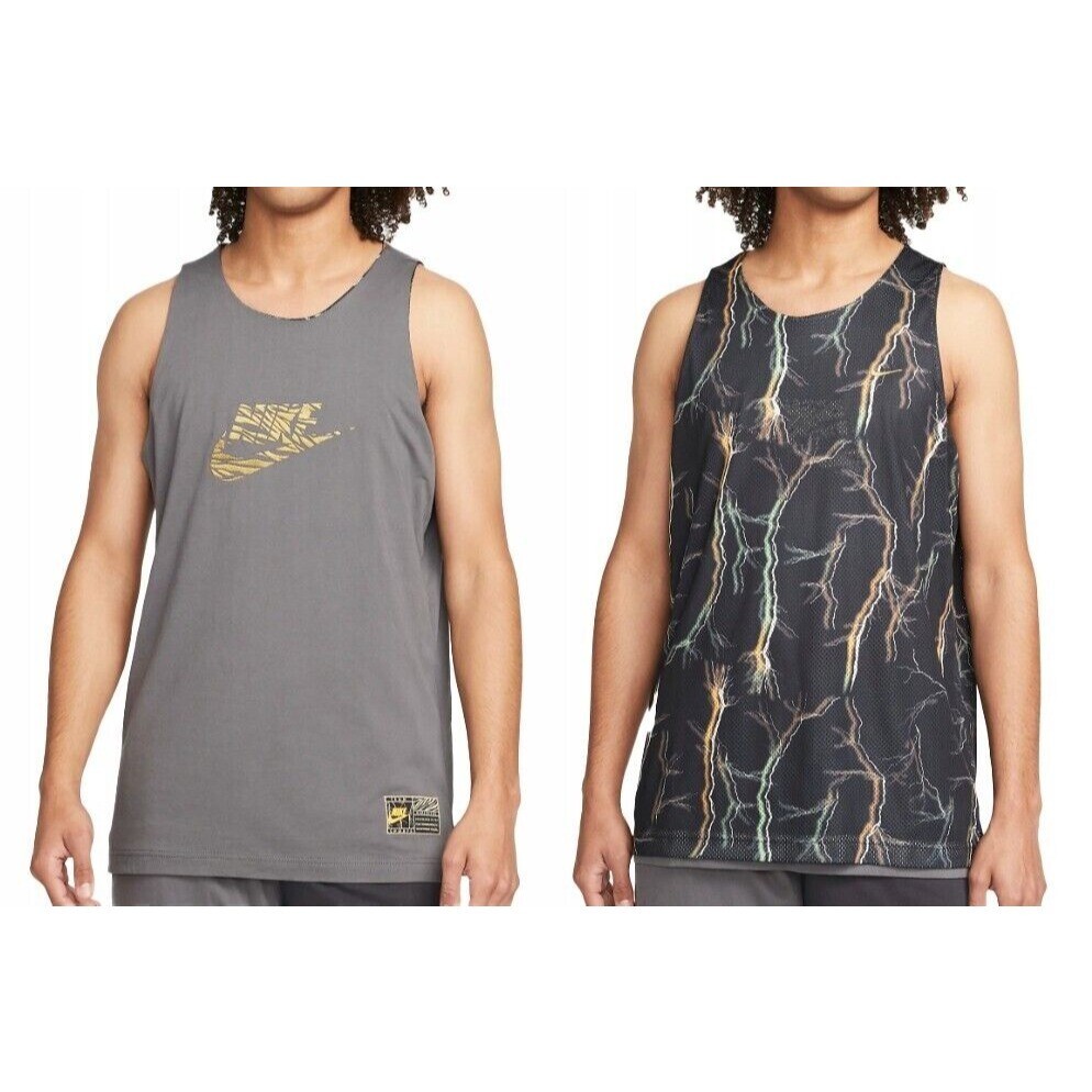 Nike Men's Premium Reversible Mesh Basketball Jersey Black Size M NEW WITH TAGS! gallery