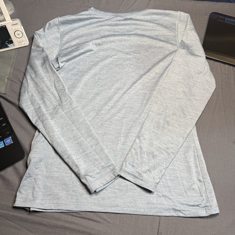 adidas Men's Lightweight Polyester Logo Activewear Long Sleeve Crew Neck S gallery