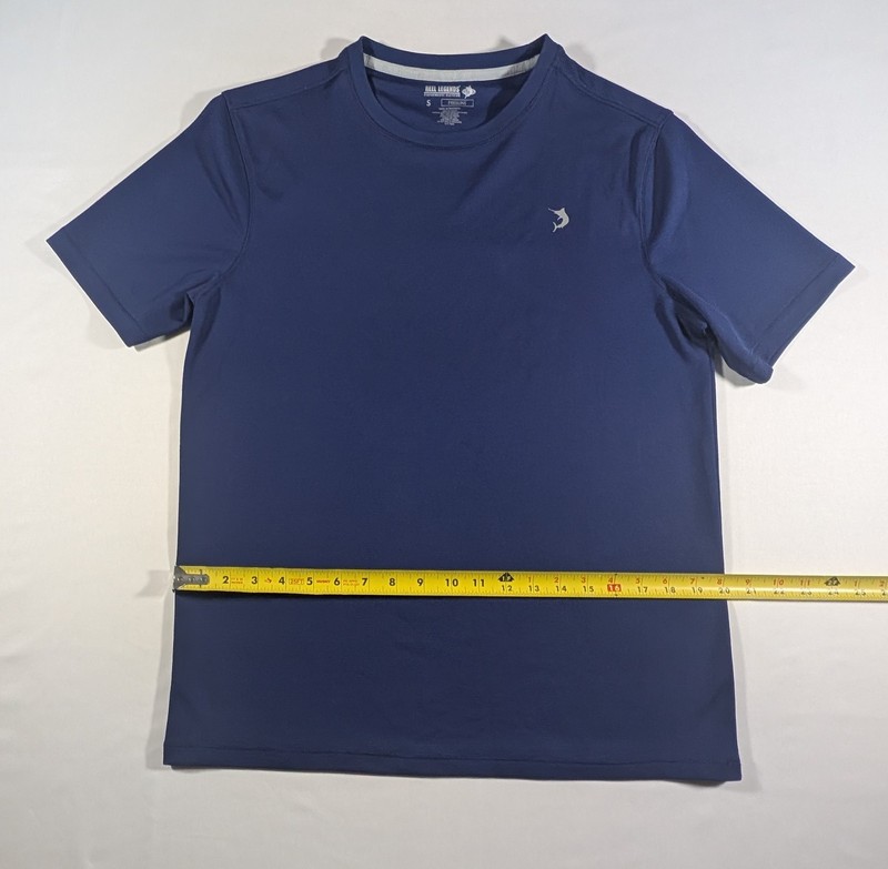 Reel Legends Shirt Mens Medium Blue Freeline Outdoors Fishing Camp Short Sleeve gallery