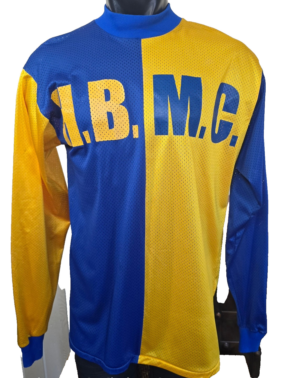 H.B.M.C. Dirt Bike Racing Nylon Long Sleeve Mesh Shirt M&M Sports Sz XL gallery