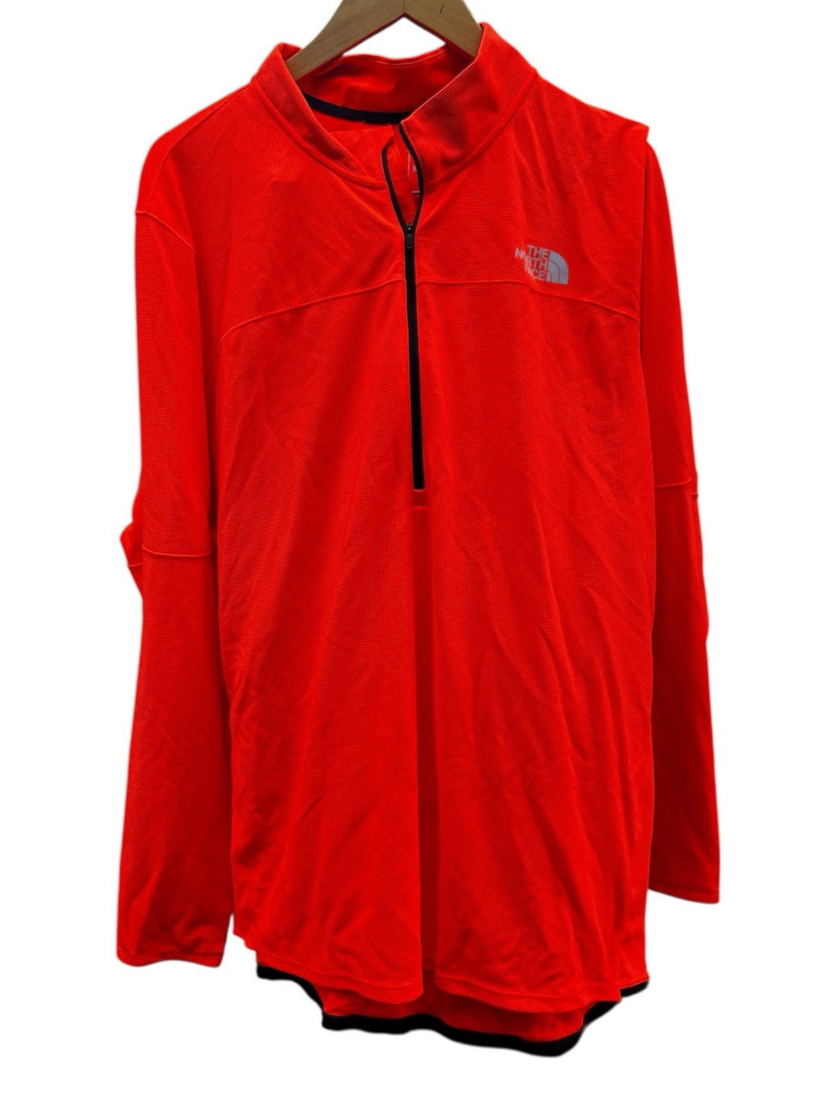 The North Face Running Performance Sunriser 1/4 Zip Pullover Men XXL Neon Orange gallery