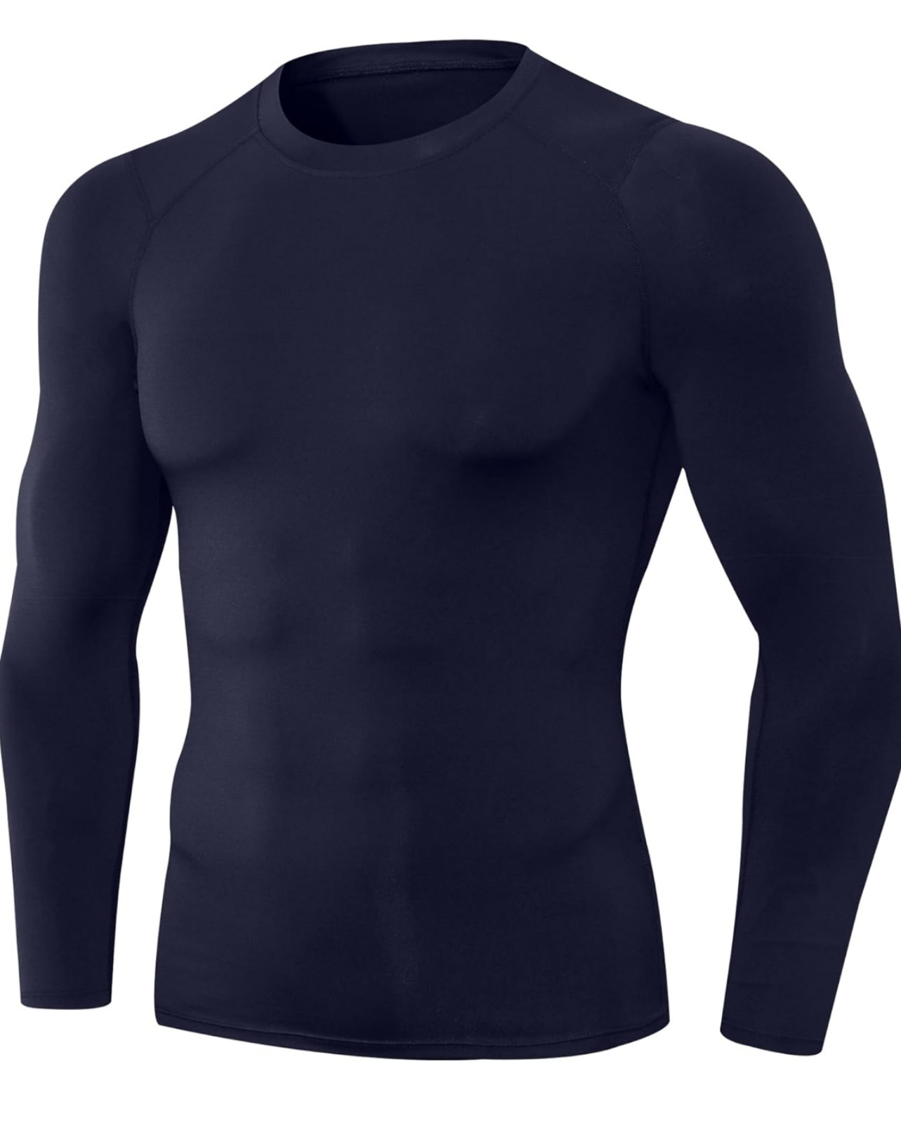 SPVISE Men's Compression Shirt Long Sleeve Athletic Workout T-Shirt SIZE XL gallery