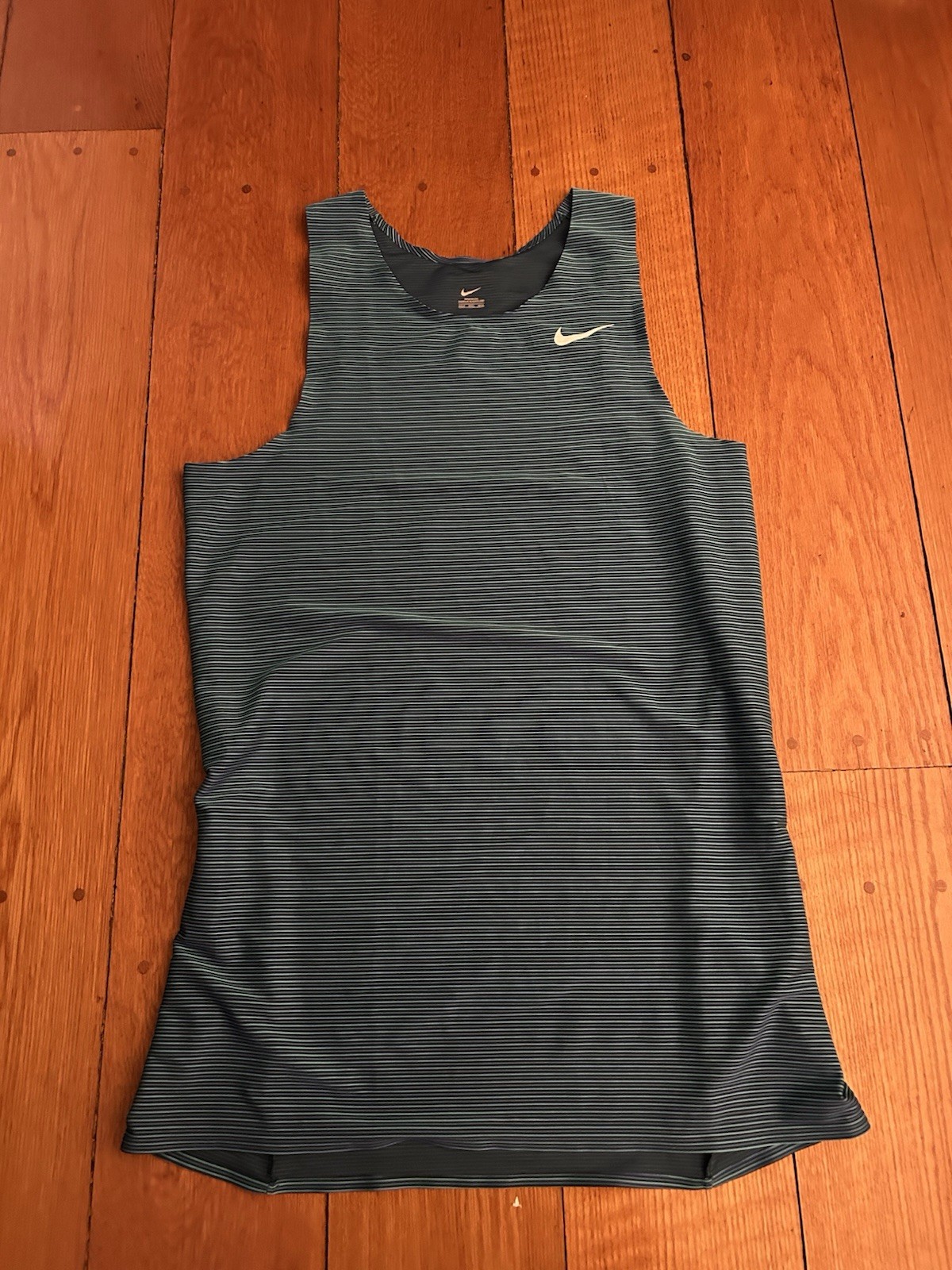 Nike Pro Elite 2022 Singlet Tank CW2569-317 Teal Made In USA Men's Size 4xlt gallery