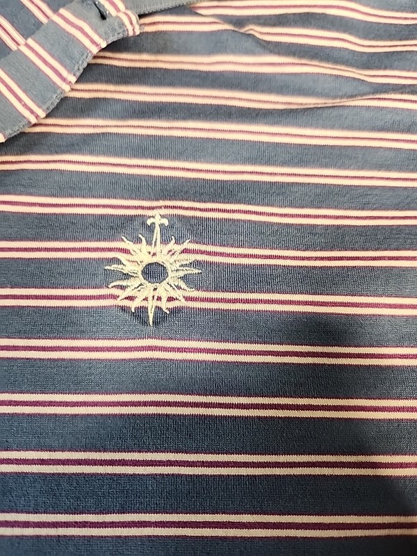 Peter Millar The Grand Logo Soft Cotton Golf Lightweight Polo Shirt Mens Large gallery