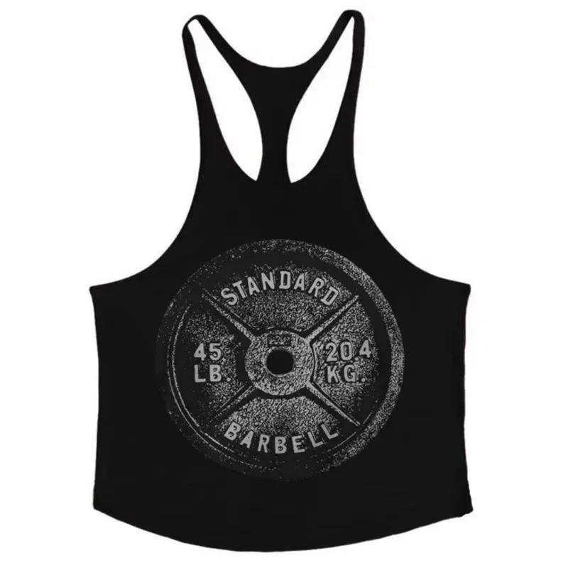Mens Gym Stringer Tank Top Cotton Sleeveless Bodybuilding Workout Shirt Fit gallery