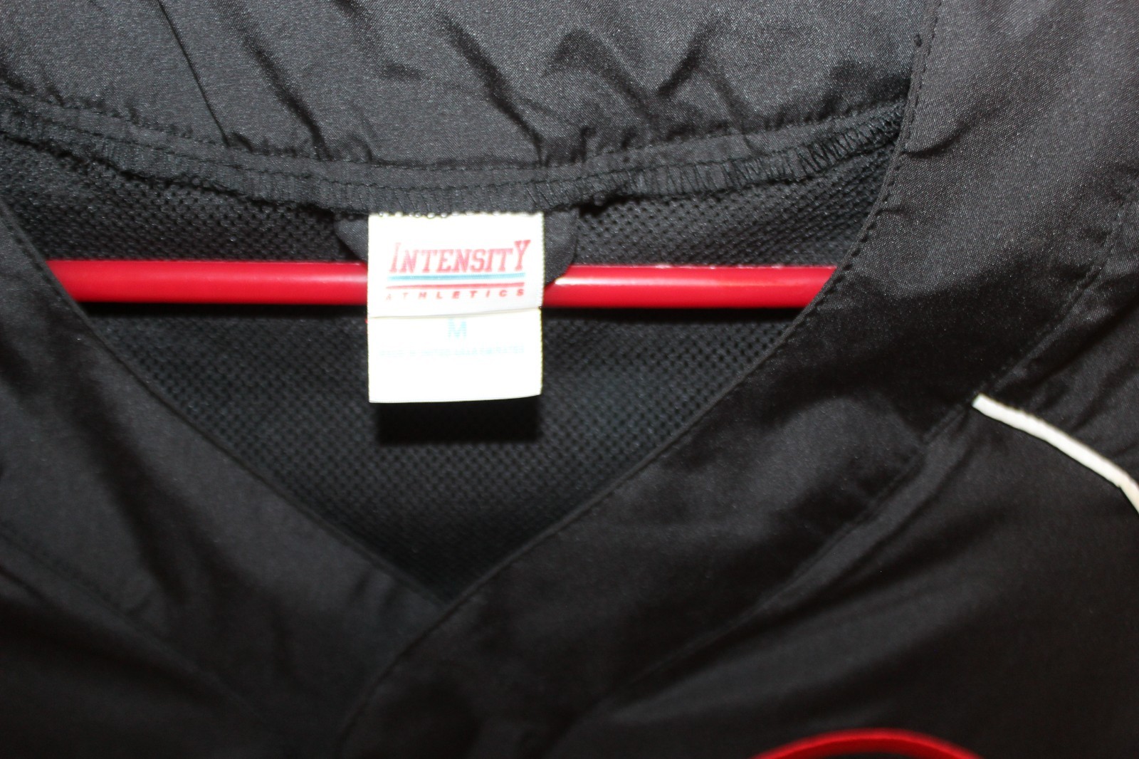 INTENSITY ATHLETICS BLACK SHORT SLEEVE BASEBALL SHIRT 100% POLYESTER SIZE M gallery