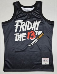 Headgear Classics Jason Voorhees Friday The 13th Basketball Jersey Medium NWT