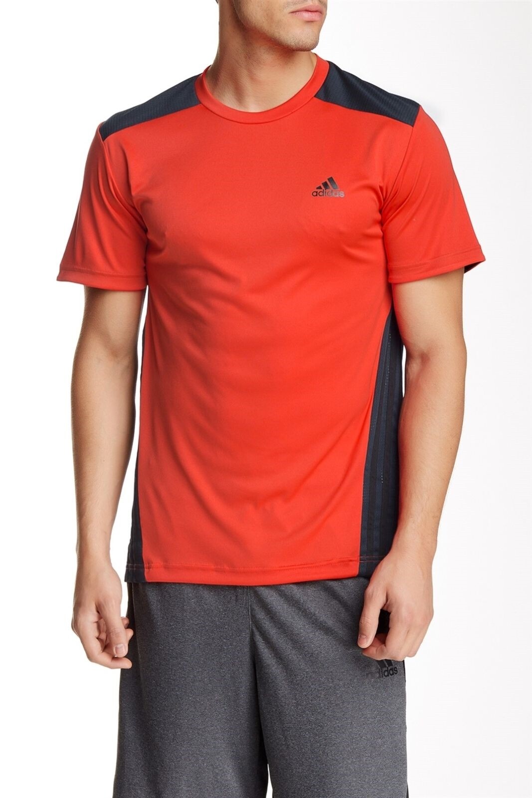 Adidas Originals Red Men's Climacool Short Sleeve Tee 141999 Sz L $32 gallery