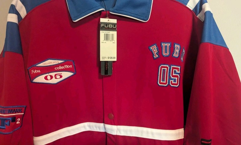 Vintage Y2K Fubu Jump Suit Top w/ Patches Mens Size 2XL - NEW WITH TAGS gallery