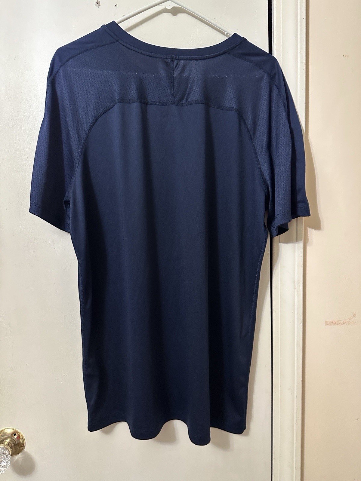 Men's Navy Active Short Sleeve Performance Tee Size Large gallery