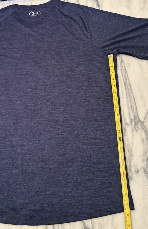 Under Armour Men's The Tech Tee dark Blue Short Sleeve Size XLT/TGL gallery