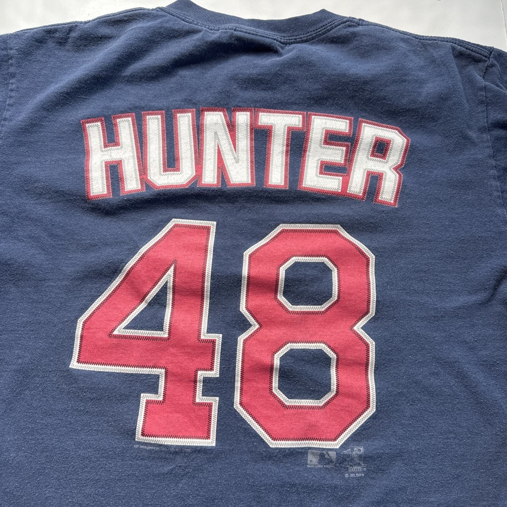 Tori Hunter MN Twins Shirt Jersey Men Sz L #48 Lee Sports Tag Baseball MLB