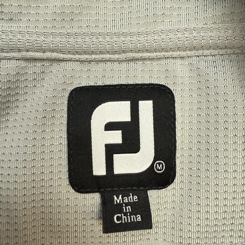 FootJoy Pullover Mens Medium Navy 1/2 Zip Performance Golf Sweater Breathable gallery