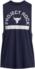 Under Armour UA Project Rock Men’s Tank 4XL loose fit Payoff Graphic Blue NWT