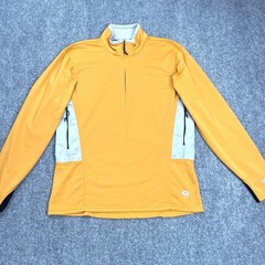 Mountain Hardwear 1/4 Zip Pullover Mens Large Zip Pockets Reflective