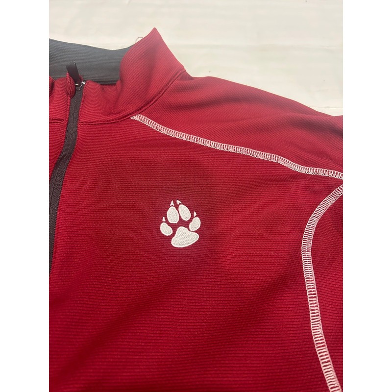 Columbia Golf Mens 1/4 Zip Pullover Long Sleeve Burgundy LW Fleece LG(807) gallery