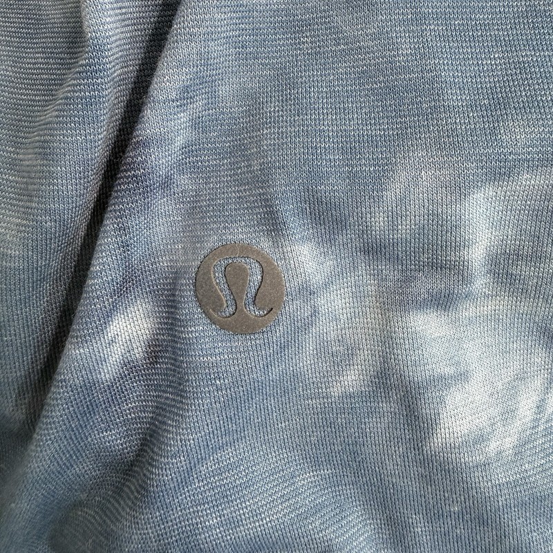 Lululemon Men’s Always Agile Short Sleeve Shirt Diamond Dye True Navy Chambray M gallery