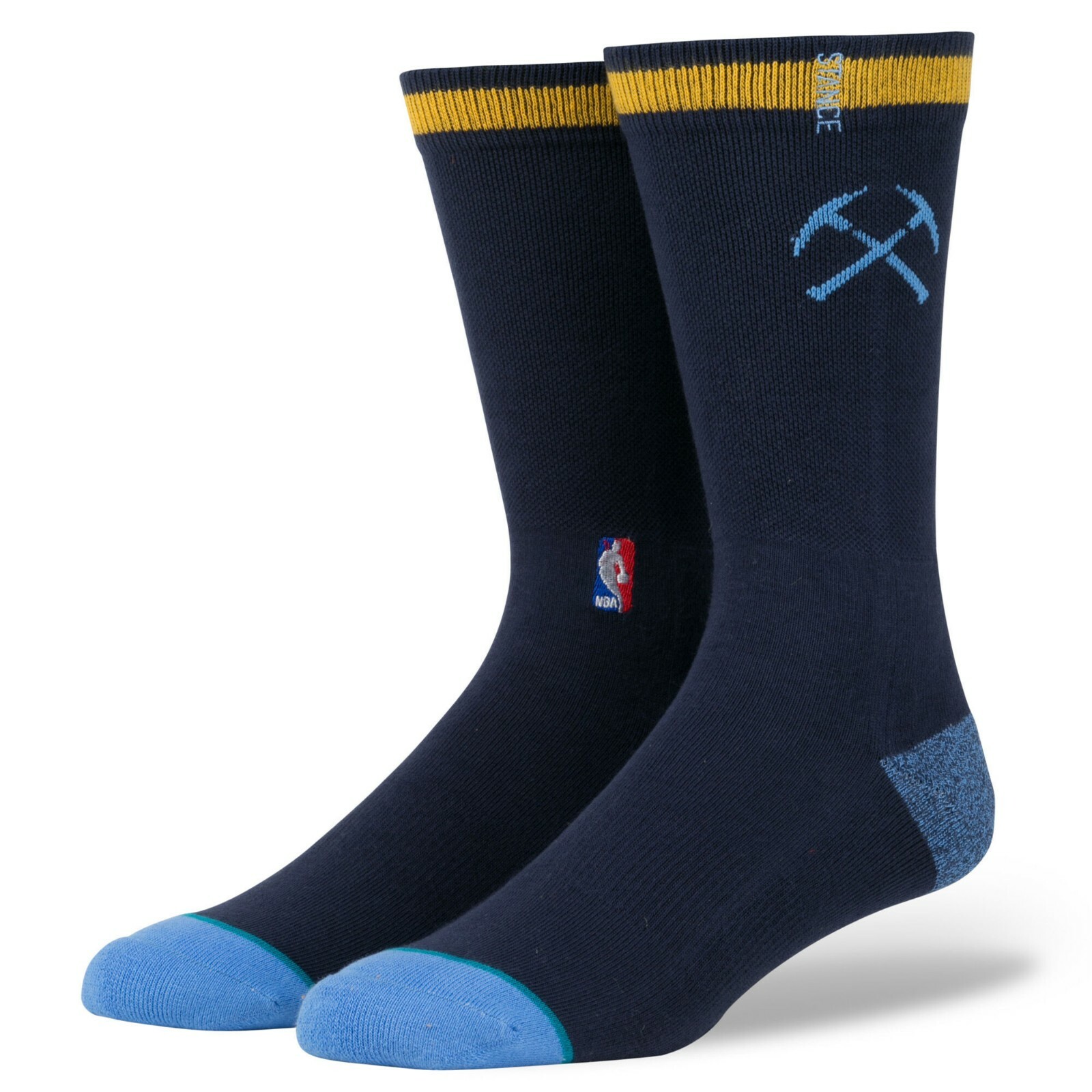 STANCE MENS SOCK DENVER NUGGETS ARENA LOGO CLASSIC PIQUE MEDIUM (6-8.5) gallery