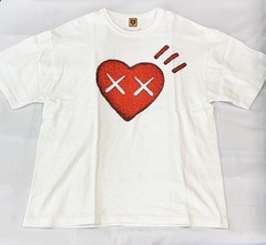 KAWS Human Made #6 Tee White 2XL Size Cows Human Made T-Shirt Used