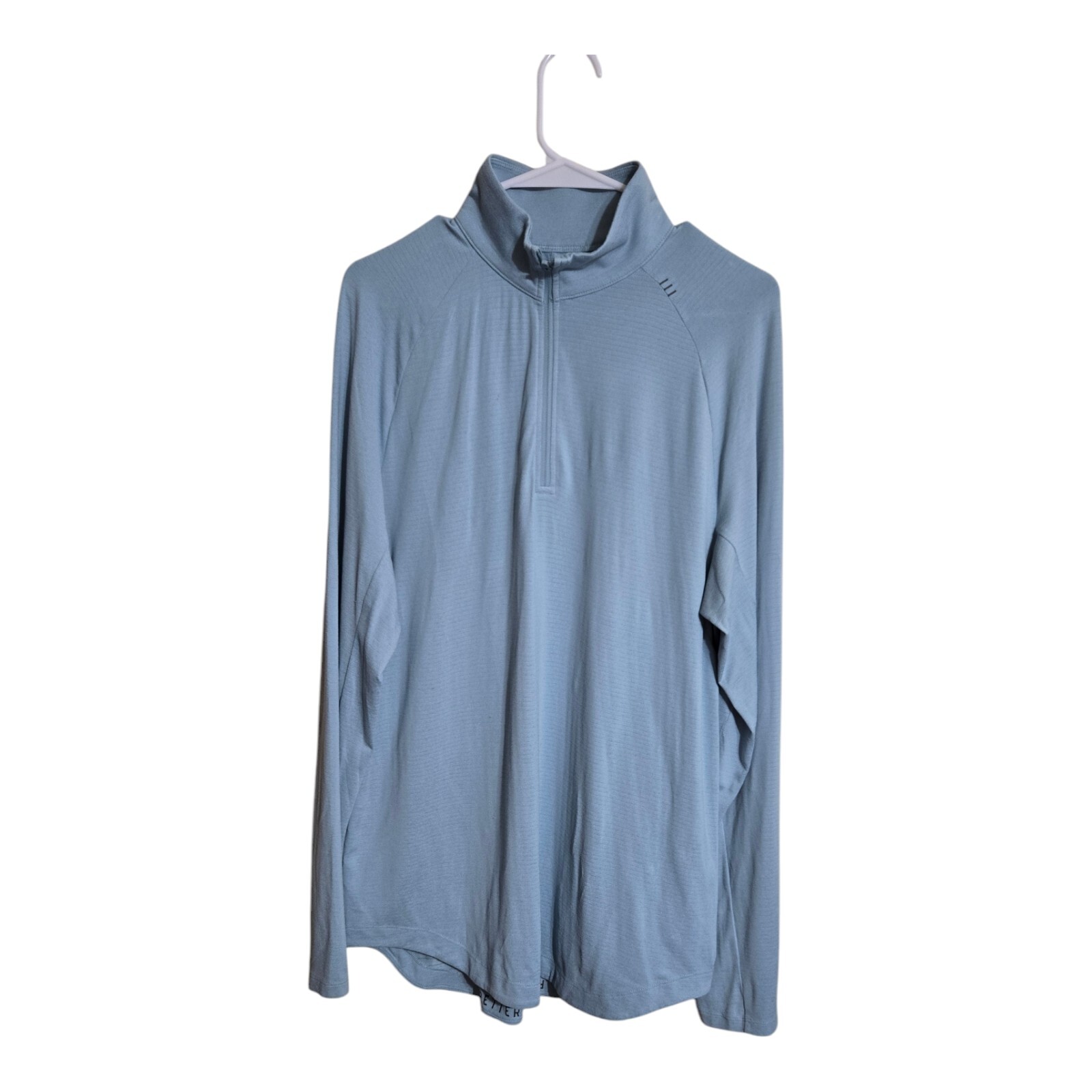 Lululemon Top Men M Blue Drysense Training Half-Zip Athleisure Sportswear gallery