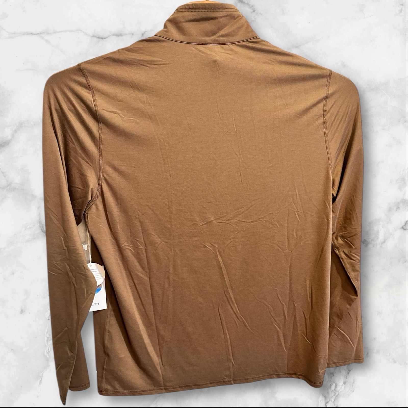 Vuori Ease Performance 1/2 Zip 2.0 Men’s Size XL New With Tags Pecan Heather gallery