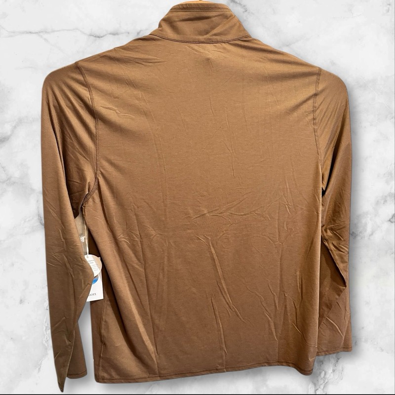 Vuori Ease Performance 1/2 Zip 2.0 Men’s Size XL New With Tags Pecan Heather gallery