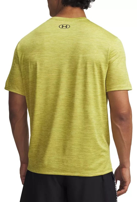 Under Armour Men's Size M Tech Vent Short Sleeve T-Shirt Yellow Shade/Black gallery