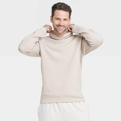 Mesh Spacer Fleece Hoodie All In Motion Beige Sweatshirt XLarge Secure Pocket
