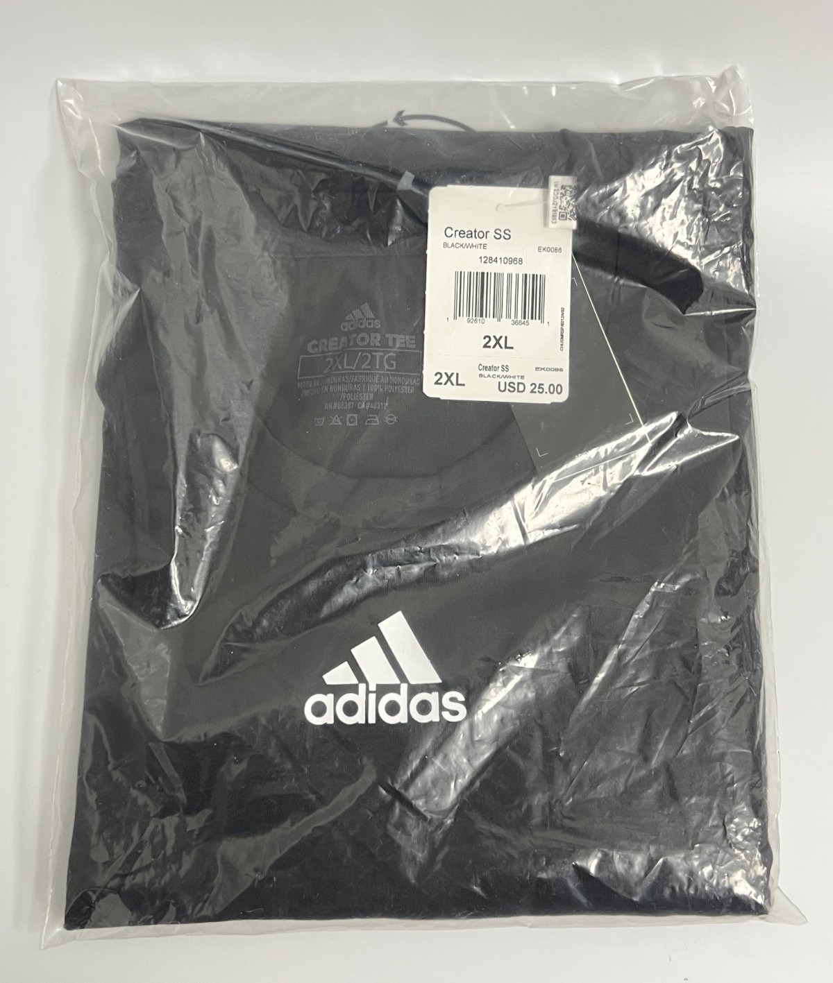 Adidas - Creator - Men's Short Sleeve T-Shirt - Black - 2X-Large - EK0086 gallery