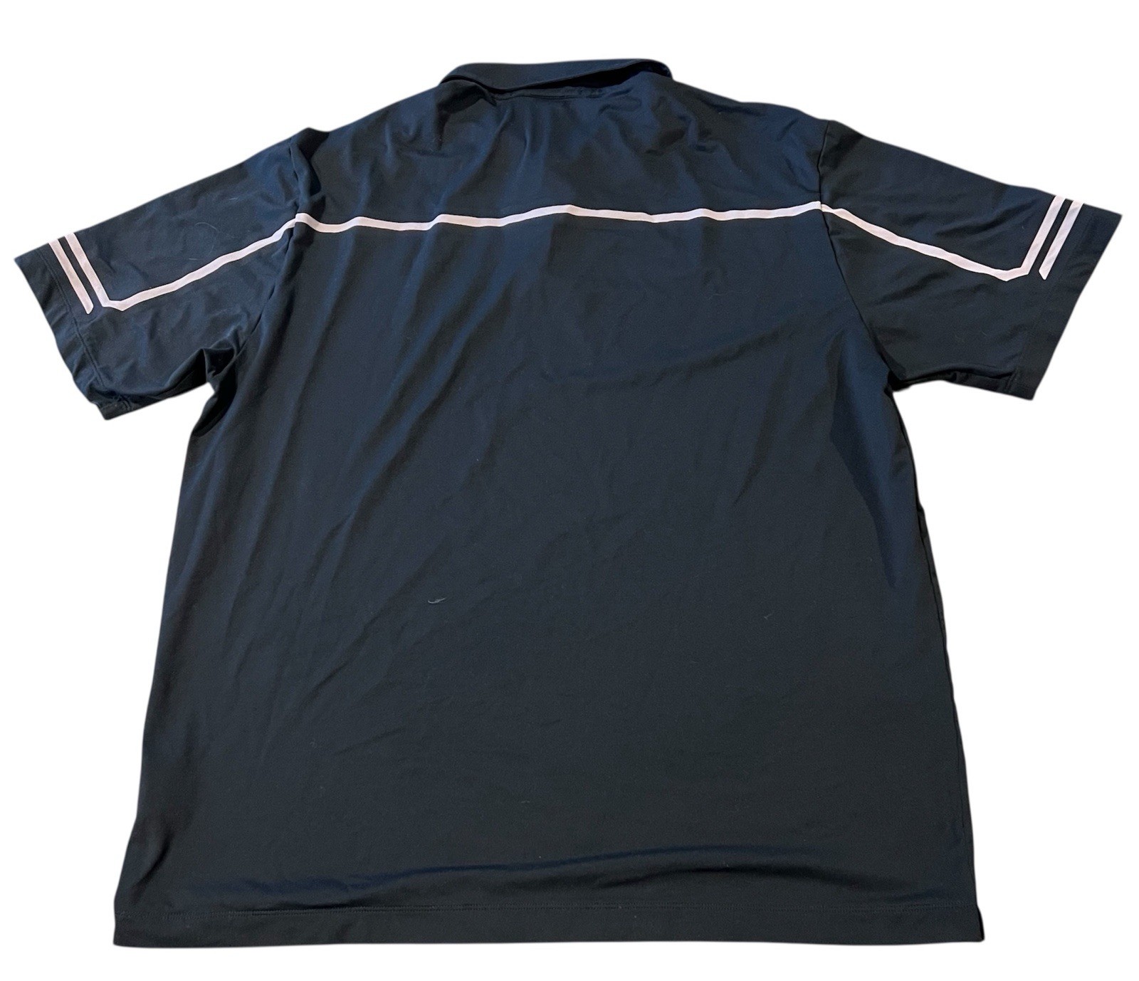 Nike Drip-Fit Mens Tiger Woods Collection Polo Size Large Snap Buttons Black gallery