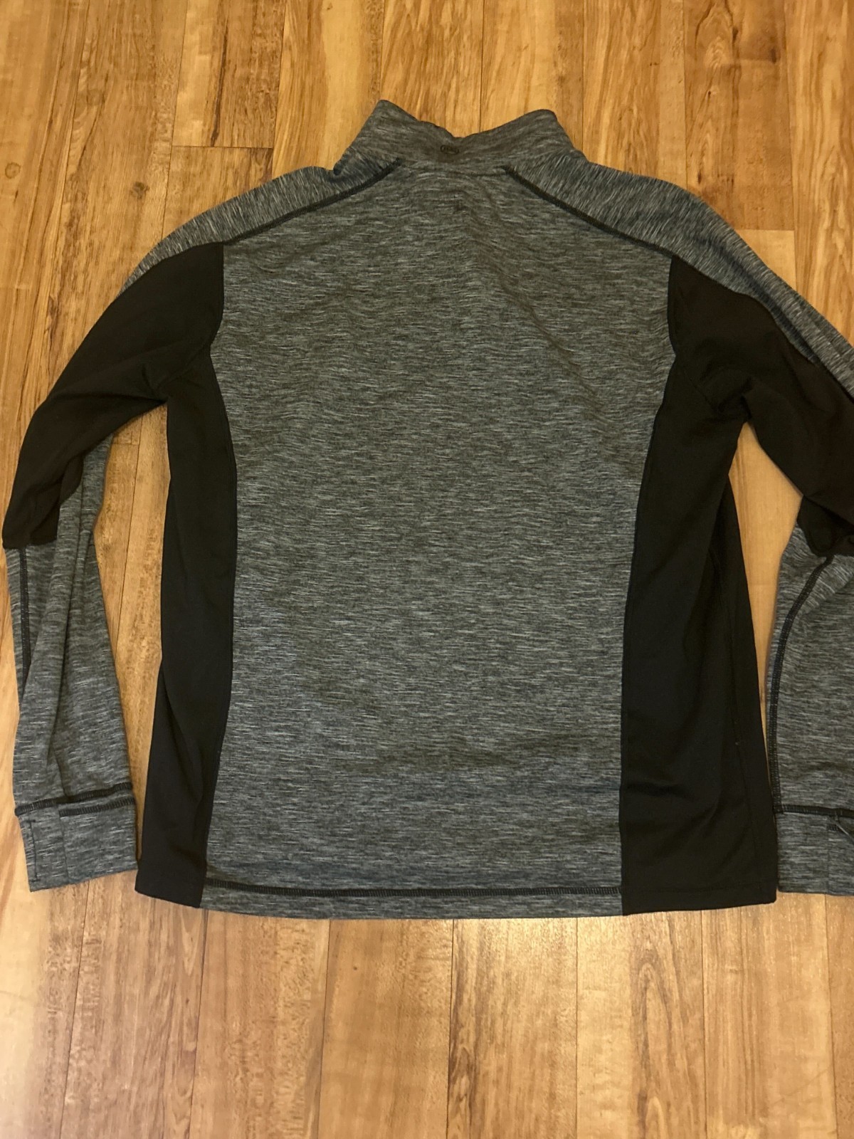 StormTech Hex Dry Mens Size Large Long Sleeve Gray 1/4 Zip Shirt CHS Logo gallery