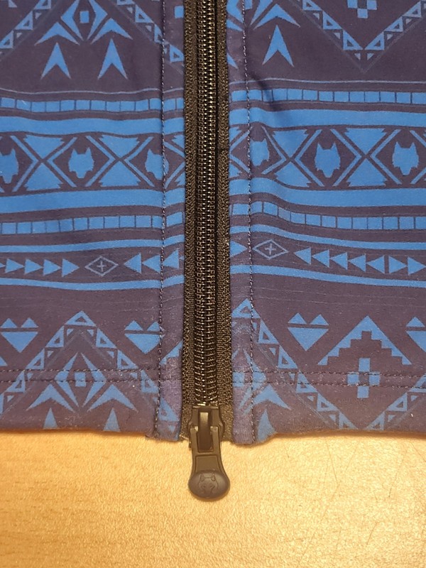 Men's Greyson Full Zip Jacket Sweater Golf Wolf Aztec Blue Performance Size XL gallery