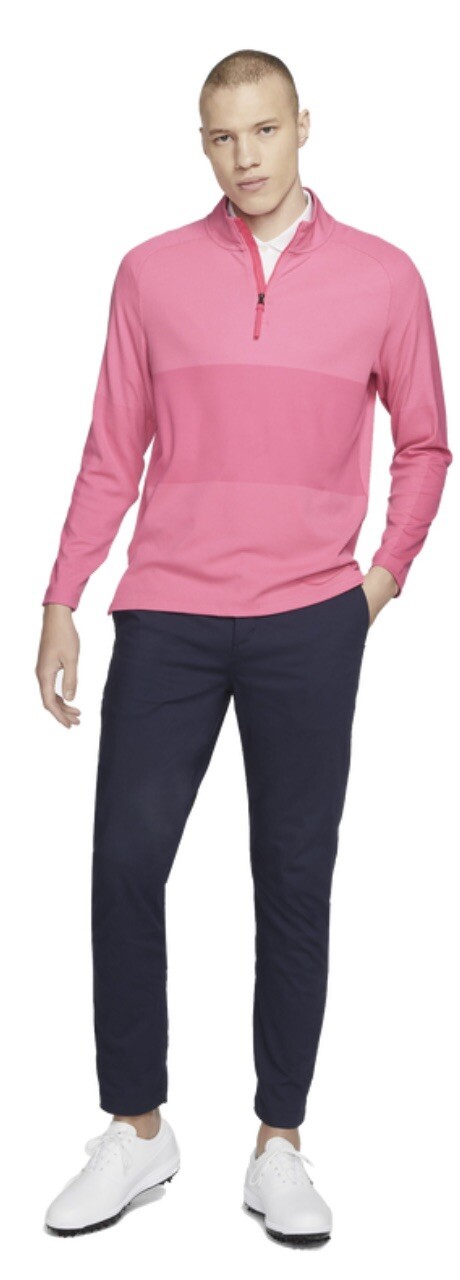 Nike Dri-FIT Vapor Men’s 1/2-Zip Golf Top Pink lSize 2XL MSRP $110 CU9828-639 gallery
