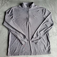 Straight Down 1/4 Zip Pullover Shirt Performance Golf Athletic Stretch Mens L