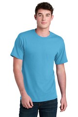 Port & Company PC01 Mens Short Sleeve Core Blend Recycled Plain Cool T-Shirt