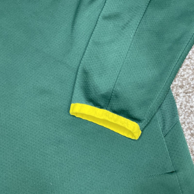 Nike Livestrong 1/4 Zip Pullover Mens XL Green Fit 2000s Y2K Spell Out VTG gallery