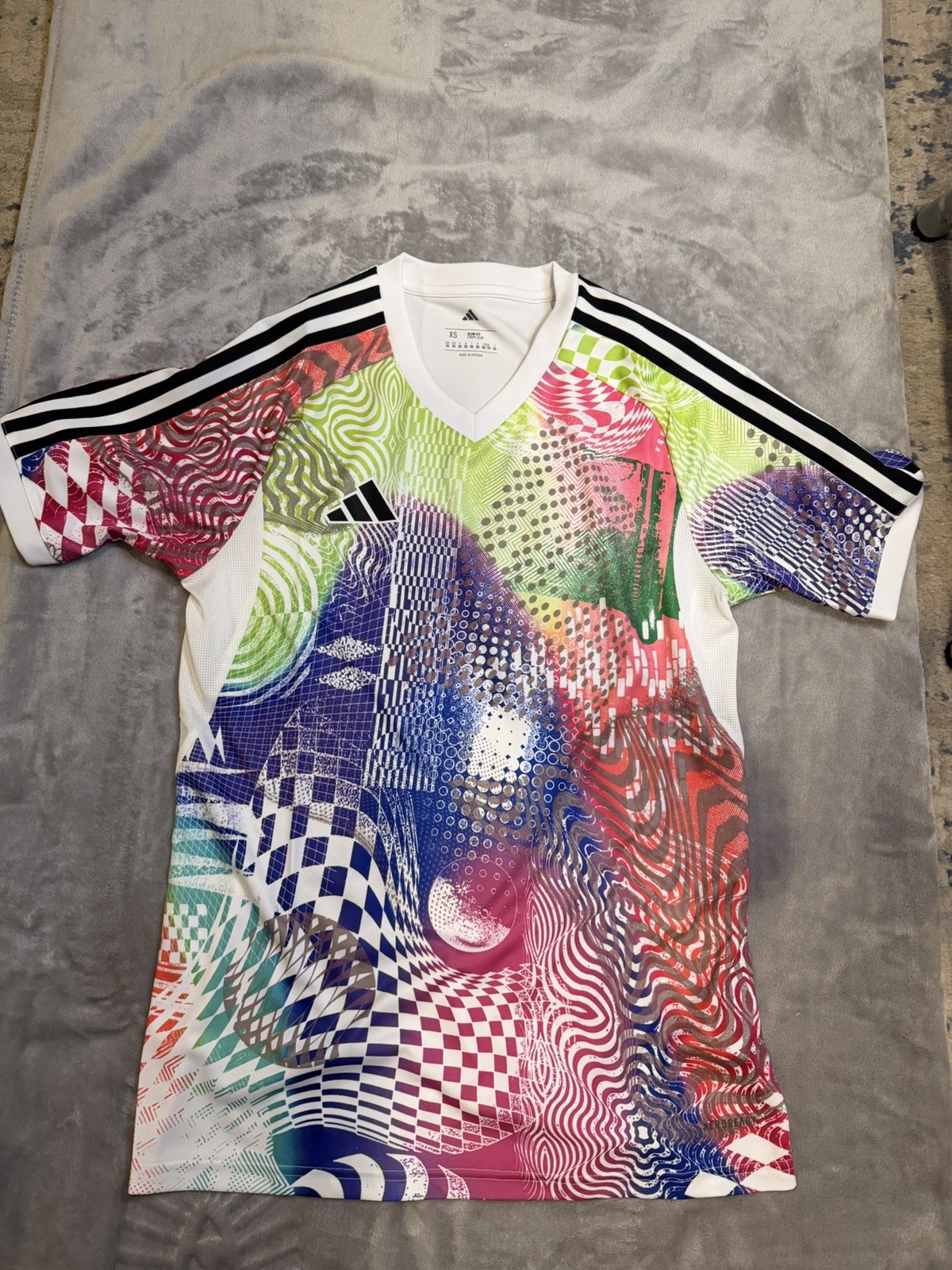 Size XS - Adidas X Jeremy Scott Pride Jersey JL8097 gallery