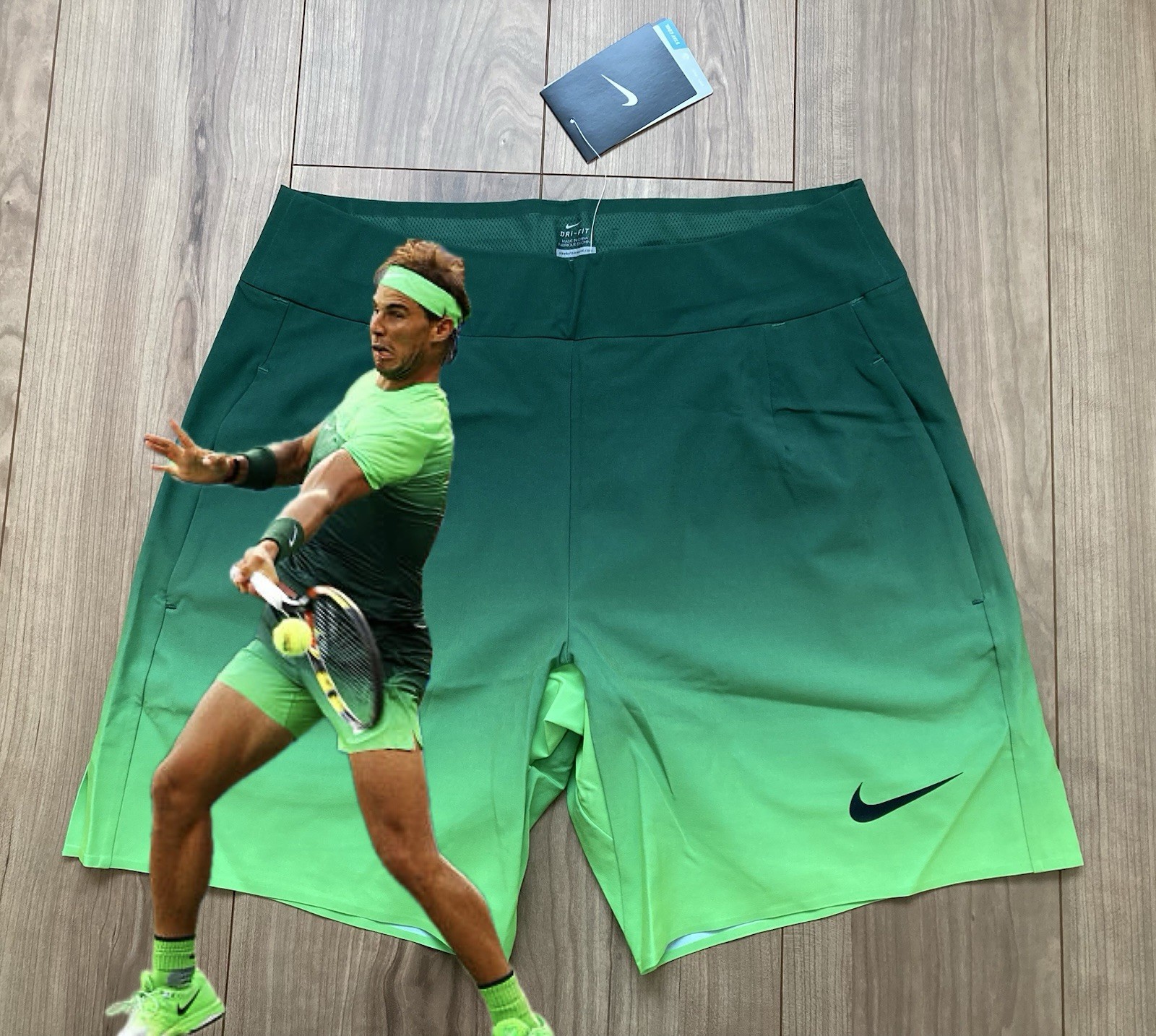 NWT : Rafael Nadal Nike 2015 US Open Day Shorts size:XS-S (JPN S) gallery